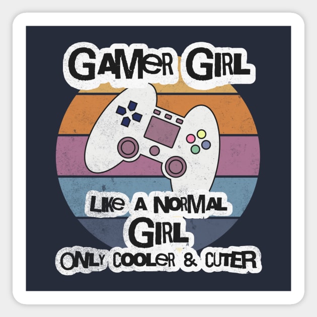 Gamer Girl Sticker by MonkeyLogick
